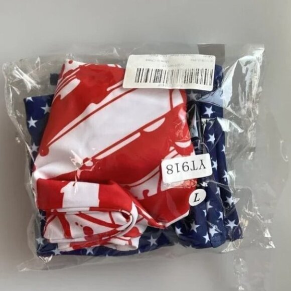 STARS & SWIRLS BANDEAU TWO PIECE STRAPLESS BIKINI - Picture 9 of 9